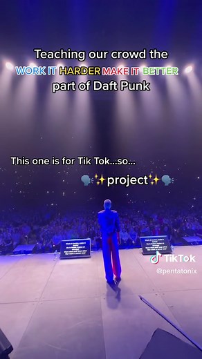 Teaching the Crowd 'Work It Harder, Make It Better' by Daft Punk