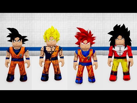 COMO HACER a TODAS las TRANFORMACIONES de GOKU en BROOKHAVEN 🏡 RP ROBLOX