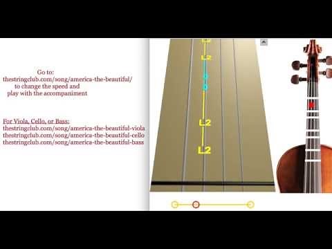Learn America the Beautiful on Violin - How to Play Tutorial