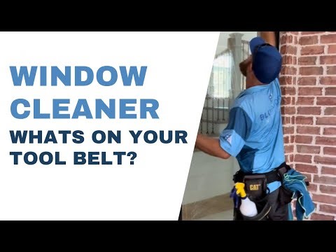 My 2024 tool belt setup (and favorite tools) for inside residential window cleaning