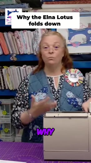 The Elna Lotus Folding Charm You Won't Believe! Watch the full Video on our YouTube Channel - Facebook Live Vintage Sewing Machines ✍️ Free Membership 👉 Like | Follow | Subscribe #quilt #quilting #patchwork #sewing #shqa