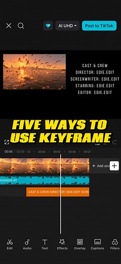 Five Ways to Use Keyframe in CapCut