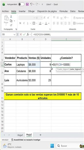 Domina la fórmula =SI(Y()) en 45 segundos 📈 #excel #exceldesdecero #tutorial