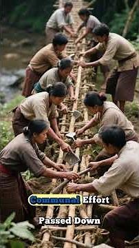 "Living Root Bridges 🌱 | Ancient Tribal Engineering Still Alive Today!"