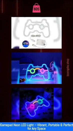 Gamepad Neon LED Light – Vibrant, Portable & Perfect for Any Space