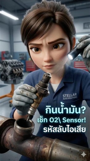 $O2\ Sensor$.. ตัวจิ๋วที่ทำรถกินน้ำมันมหาศาล! ⛽🌡️ #ดูแลรถยนต์ #ความรู้เรื่องรถ #milaautoexpert