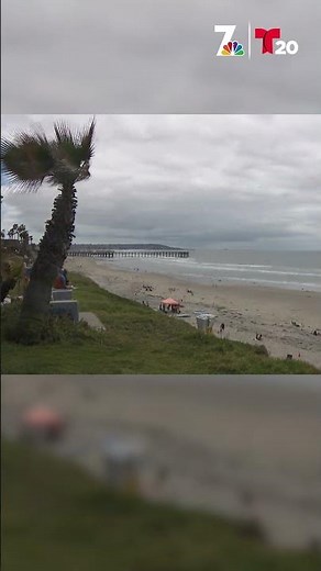 ☁️ Wall of clouds moves in as cold Pacific storm approaches San Diego County ☁️ #sandiego