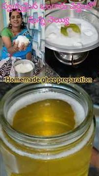 Homemade ghee preparation😋#ghee#butterrecipe#easyrecipe#food#viral#lifestyle