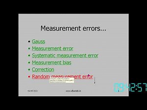 Systematic and Random Errors
