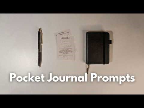 Pocket Journal Prompts I Actually Use When I Don’t Know What to Write