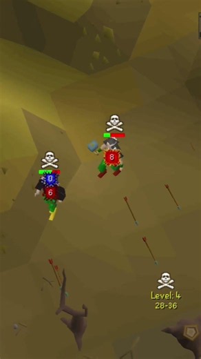 bonk! f2p osrs pking edgeville wilderness #runescape #gaming #follow