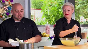 Triple Pastry Cream Croquembouche