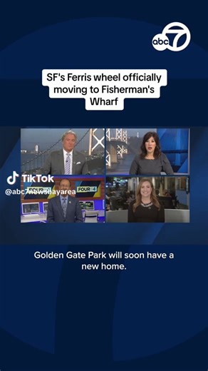 The giant Ferris wheel at San Francisco's Golden Gate Park is officially moving over to the Fisherman's Wharf waterfront. Operators are aiming to get the wheel up and running in time for the APEC conference in November. https://abc7ne.ws/3SdqakO | ABC7 News