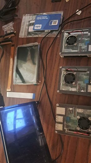 My upcoming 4g Mobile Proxy Project. w/ Raspberry Pi 3b, Dongles, Sim cards, & monitors #mobileproxy