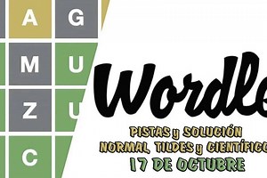 Wordle en español, tildes y científico de hoy, 17 de octubre: solución y pistas a la palabra oculta