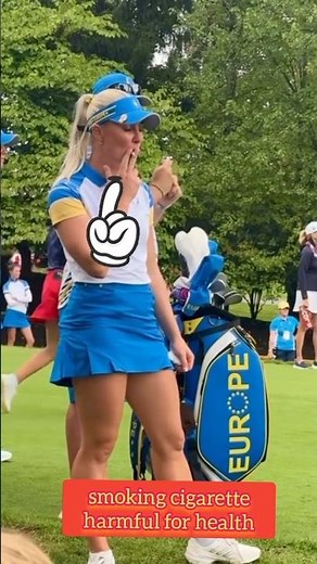 Beautiful Athlete Smoking Cigarettes