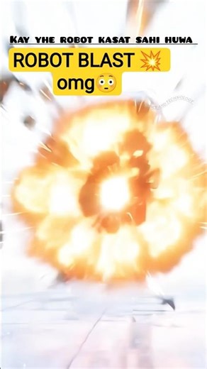 Battery 0%… Aur Phir 💥 Robot Blast#ytshorts #shots #robot #trending #technology #science