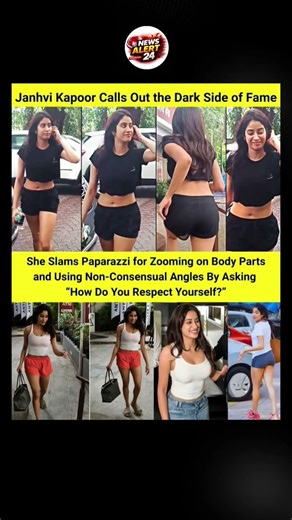She Slams Paparazzi for Zooming on Body Parts and Using Non-Consensual.❤️#janhvikapoor #viral