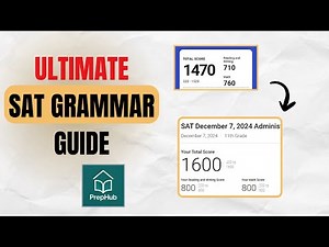 The ONLY SAT Grammar Guide You NEED [Watch Before Your Next SAT]