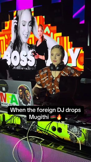 When the foreign DJ understands the assignment 🇰🇪🎶🔥 📍 Ngemi festival 🎥 Mitchelle Karanja #mugithi #kikuyu #djbosslady