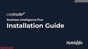 HubSpot Installation Guide - Creditsafe