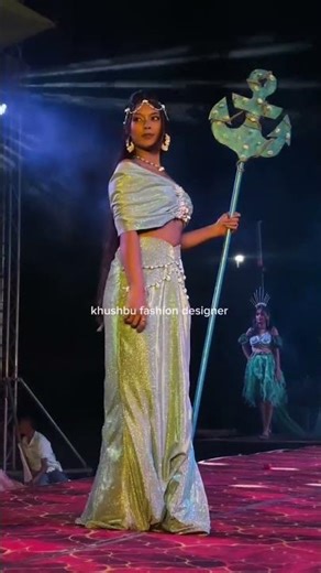 Theme Inspired by Mermaid✨🧜‍♀️ #viralvideo #fashionshow