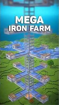 Optimized Iron Farm Design for Minecraft Java 1.21+ ⚙️ #minecraft #minecraftbuild #minecraftshorts