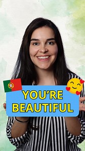 4.1K views · 153 reactions | This is how you can tell someone they are beautiful in Portuguese. If you want to say they are "very beautiful", you can also say: "És muito bonito!" or "És muito bonita!". I hope this helps! Tag someone below who you find beautiful  | Mia Esmeriz Academy - Learn European Portuguese Online | Facebook