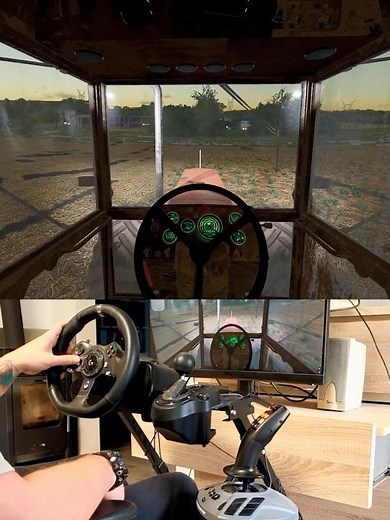 Farming Simulator Zetor 16245 Logitech Steering Wheel Manual Gearbox Thrustmaster Farmstick #dkgc