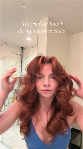 The heartless curls have be giving recently! So here is a tutorial on how I do mine ✨#heatlesscurls #fyp #tutorials