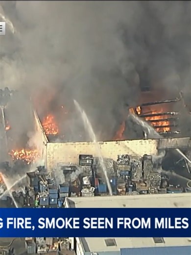 Major Commercial Structure Fire in South El Monte