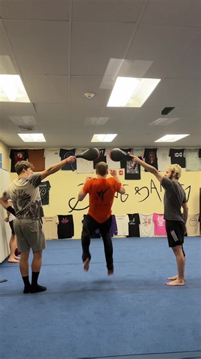 Taekwondo Backflip Kick Training