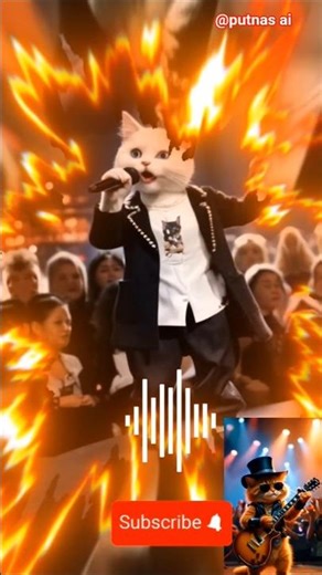 🔥 "Cat Concert That Will Blow Your Mind!"#viralshorts#funny#singingcat#catshow