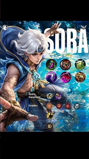 Sora META EXP Lane Best Build 🔥 Top 1 EXP Laner for Rank Push | MLBB
