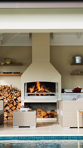 Make your dream outdoor space complete with you Flare Outdoor Fireplace 🔥💦 . . . #outdoorfireplace #cookingwithfire #landscaping #outdoorkitchen #outdoorliving #outdoorlivingspace #cookingwithfire #firecooking #outdoorlivingspaces #flarefires #fire #flare #lifestyle #woodfire #outdoorcooking #fireplace #fireplacedesign #fireplacegoals #pizzaoven #backyard #steak #pizza #flame #bbq #backyardfire #newzealand #canada #usa #australia #nz | Flare Fires