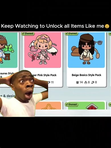 😱 All Items Unlocked 🥳 Keep watching the tutorial. #tocaboca #tocaworld #tocaworldlife #tocalife #tocalifeworld #codmobile #fyppppppppppppppppppppppppppppppppppp