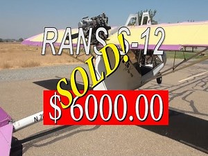 Rans S-12 (SOLD!) ***$6000***