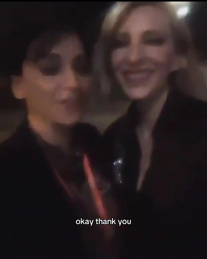 Cate Blanchett's Fun Moments: Can I Kiss You?
