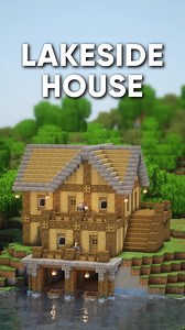 Minecraft Lakeside House Tutorial 🏠