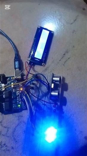 how to use LCD with Arduino and ultrasonic #arduinoproject #LCDshowduration#sensor