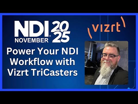 New Vizrt Connect Audio & NDI Ecosystem 2025 | Full Breakdown with Jeremy Morris from Vizrt
