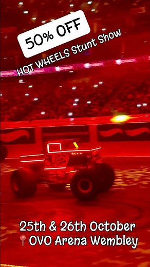 Hot Wheels Stunt Show coming to London on October at the OVO Arena Wembley #hotwheels #london