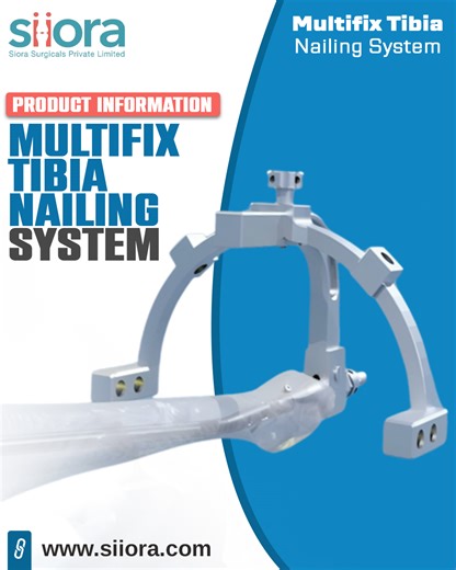 Siora Surgicals Pvt. Ltd. on Instagram: "Precision that supports better healing 🦴✨ Introducing the Multifix Tibia Nailing System by Siora Surgicals—engineered for stability, accuracy, and reliable fracture fixation. Designed to help surgeons achieve confident outcomes in tibial fracture management. 🔗 Learn more: https://www.siiora.com/adroit-multifix-tibia-nailing-system/ ➡️ Swipe to see the complete system in action. 💼 Manufacturer: Siora Surgicals Pvt. Ltd. 🌐 Website: www.siora.com 📞 Cont