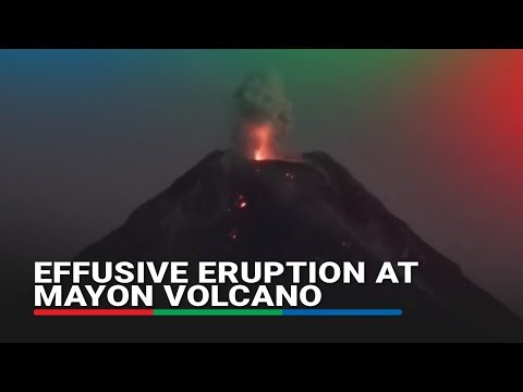 Phivolcs records 'effusive eruption' at Mayon Volcano; remains at Alert Level 3 | ABS-CBN News