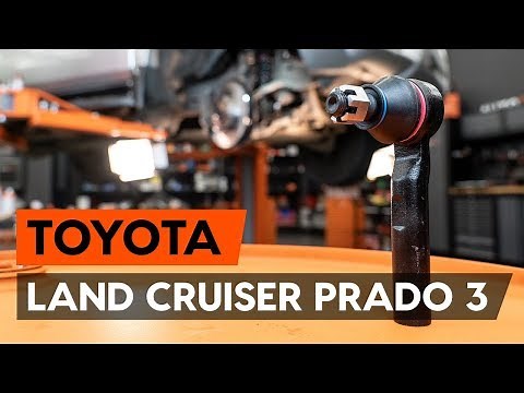 How to replace a tie rod end on a TOYOTA LAND CRUISER PRADO 3 (J120) [AUTODOC TUTORIAL]