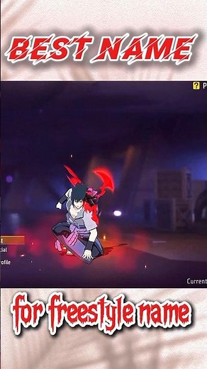 BEST FREESTYLE NAME ! THE BEST NAMES IN FREE FIRE🔥#newtrend #ff #freefire