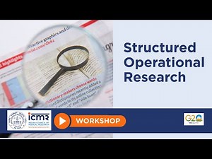 Identifying the need of structured OR in the identified key areas