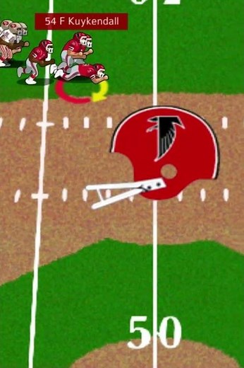 1981 49ers vs Falcons (highlight) blocked field goal attempt.