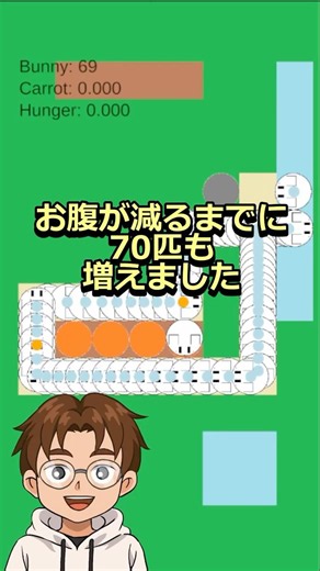 食糧危機を回避せよ！ウサギをうまく誘導するゲーム『Bunny Colony』制作中！
