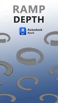 Ramp depth in Revit. #architecture #revit